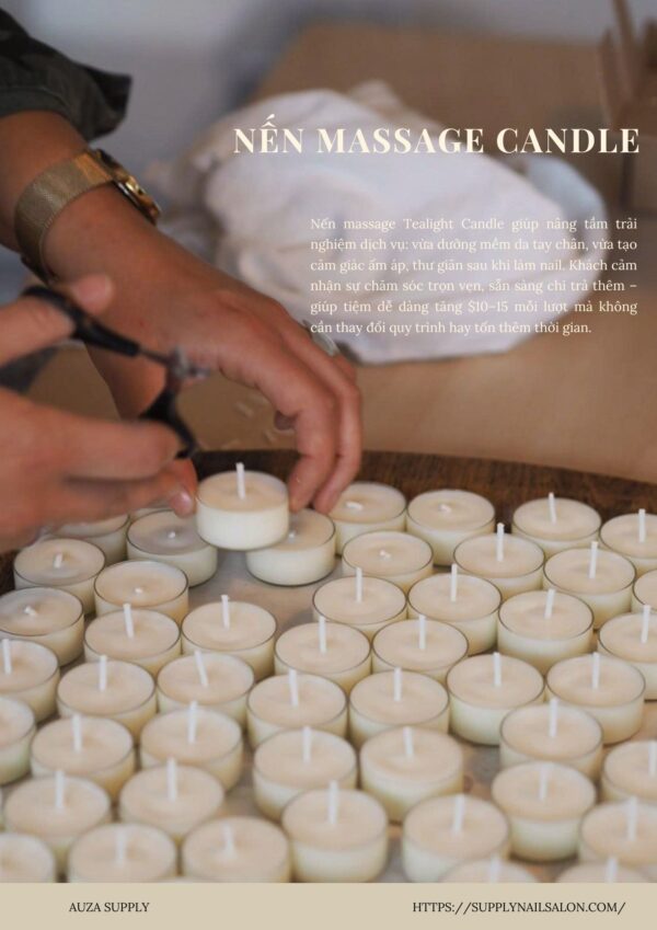 NẾN MASSAGE TEALIGHT - NÂNG TẦM DỊCH VỤ - Hình ảnh 2